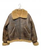 FEDELESS MILITARYフェドレスミリタリー）の古着「B-3ムートンジャケット」｜ブラウン