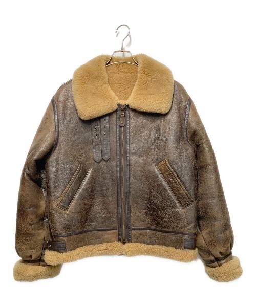 FEDELESS MILITARY（フェドレスミリタリー）FEDELESS MILITARY (フェドレスミリタリー) B-3ムートンジャケット ブラウン サイズ:Mの古着・服飾アイテム