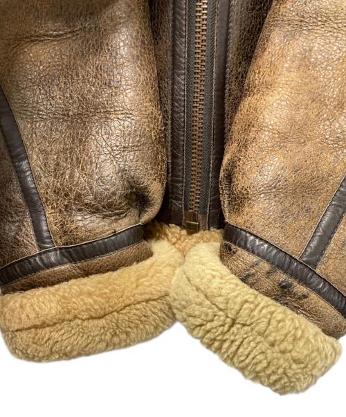 FEDELESS MILITARY（フェドレスミリタリー）FEDELESS MILITARY (フェドレスミリタリー) B-3ムートンジャケット ブラウン サイズ:Mの古着・服飾アイテム