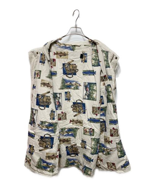 WOOLRICH（ウールリッチ）WOOLRICH (ウールリッチ) マルチポケットハンティングジャケット ホワイト サイズ:Lの古着・服飾アイテム