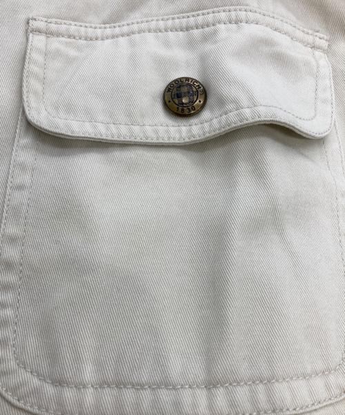 WOOLRICH（ウールリッチ）WOOLRICH (ウールリッチ) マルチポケットハンティングジャケット ホワイト サイズ:Lの古着・服飾アイテム