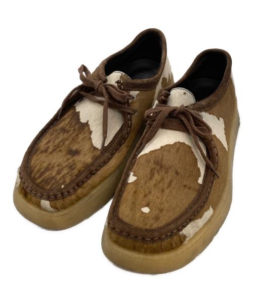 ZARA（ザラ）ZARA (ザラ) CLARKS (クラークス) ZAPATO WALLABE ブラウン サイズ:27㎝の古着・服飾アイテム