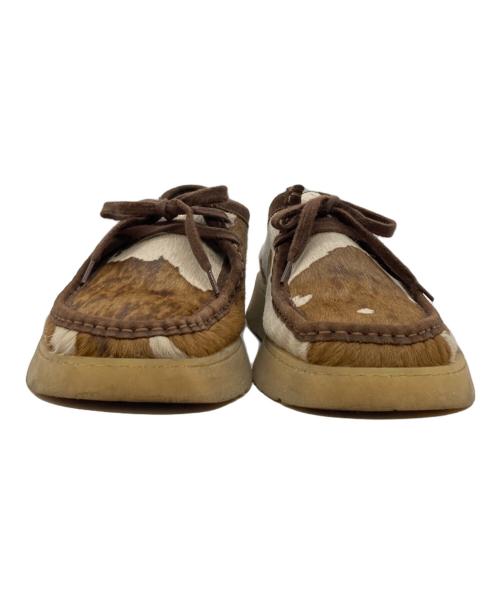 ZARA（ザラ）ZARA (ザラ) CLARKS (クラークス) ZAPATO WALLABE ブラウン サイズ:27㎝の古着・服飾アイテム