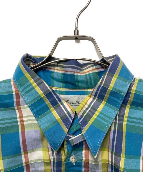 Marvine Pontiak shirts makers（マーヴィンポンティアックシャツメイカーズ）Marvine Pontiak shirts makers (マーヴィンポンティアックシャツメイカーズ) チェックシャツ グリーン サイズ:Freeの古着・服飾アイテム