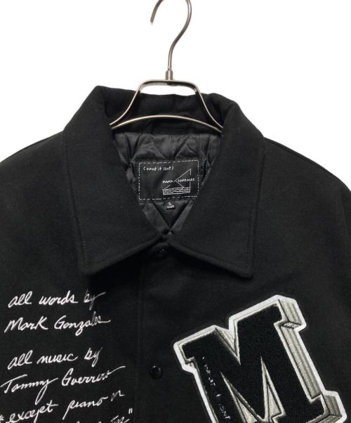 MARK GONZALES（マーク・ゴンザレス）MARK GONZALES (マーク・ゴンザレス) スタジャン ブラック サイズ:Ｌの古着・服飾アイテム