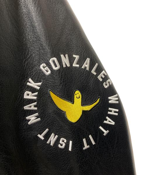 MARK GONZALES（マーク・ゴンザレス）MARK GONZALES (マーク・ゴンザレス) スタジャン ブラック サイズ:Ｌの古着・服飾アイテム