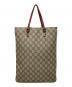GUCCI (グッチ) GGキャンパストートバッグ ベージュ：8000円