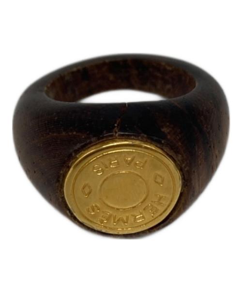 HERMES（エルメス）HERMES (エルメス) セリエウッドリング ブラウン サイズ:11号の古着・服飾アイテム