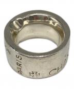 CHANELシャネル）の古着「ロゴカンボンリング」｜シルバー