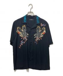 DIESEL（ディーゼル）の古着「オープンカラーシャツ」｜ブラック