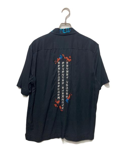 DIESEL（ディーゼル）DIESEL (ディーゼル) オープンカラーシャツ ブラック サイズ:Mの古着・服飾アイテム