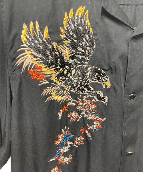 DIESEL（ディーゼル）DIESEL (ディーゼル) オープンカラーシャツ ブラック サイズ:Mの古着・服飾アイテム