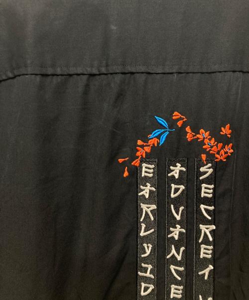 DIESEL（ディーゼル）DIESEL (ディーゼル) オープンカラーシャツ ブラック サイズ:Mの古着・服飾アイテム