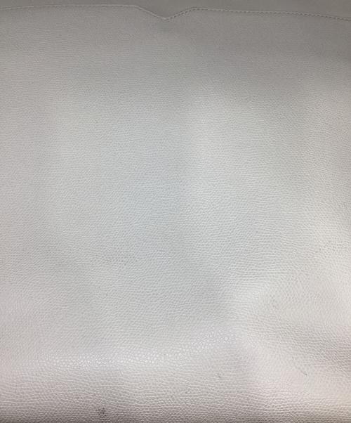 Valextra（ヴァレクストラ）Valextra (ヴァレクストラ) ハンドバッグ アイボリーの古着・服飾アイテム