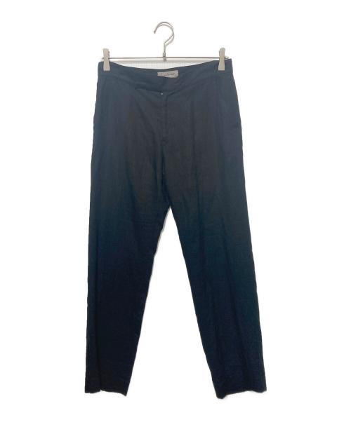 YOHJI YAMAMOTO（ヨウジヤマモト）YOHJI YAMAMOTO (ヨウジヤマモト) リネンパンツ ブラック サイズ:1の古着・服飾アイテム