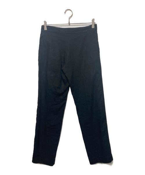 YOHJI YAMAMOTO（ヨウジヤマモト）YOHJI YAMAMOTO (ヨウジヤマモト) リネンパンツ ブラック サイズ:1の古着・服飾アイテム