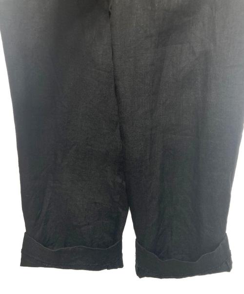 YOHJI YAMAMOTO（ヨウジヤマモト）YOHJI YAMAMOTO (ヨウジヤマモト) リネンパンツ ブラック サイズ:1の古着・服飾アイテム