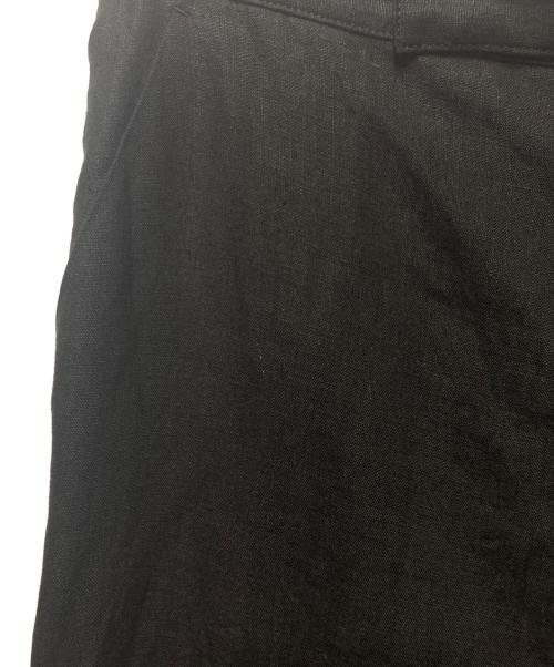 YOHJI YAMAMOTO（ヨウジヤマモト）YOHJI YAMAMOTO (ヨウジヤマモト) リネンパンツ ブラック サイズ:1の古着・服飾アイテム
