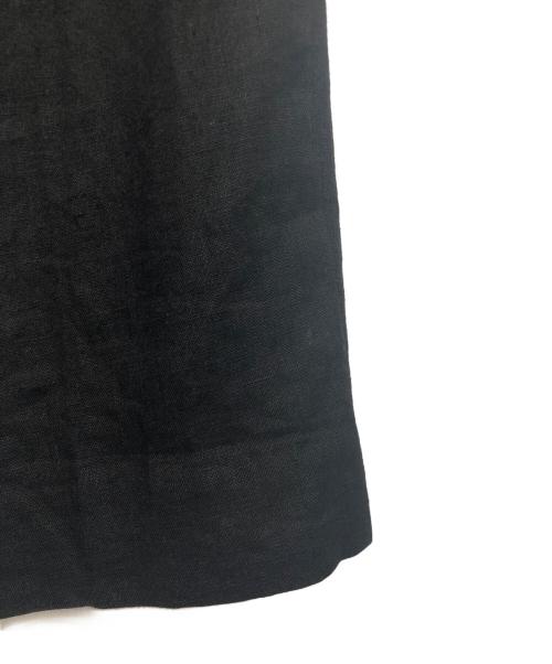 YOHJI YAMAMOTO（ヨウジヤマモト）YOHJI YAMAMOTO (ヨウジヤマモト) リネンパンツ ブラック サイズ:1の古着・服飾アイテム