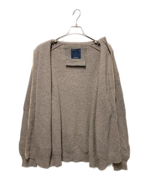 meanswhile（ミーンズワイル）meanswhile (ミーンズワイル) アルパカドライバーズニット ベージュ サイズ:２の古着・服飾アイテム