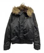 HGエイチジー）の古着「プリマロフト N2-B ジャケット」｜ブラック