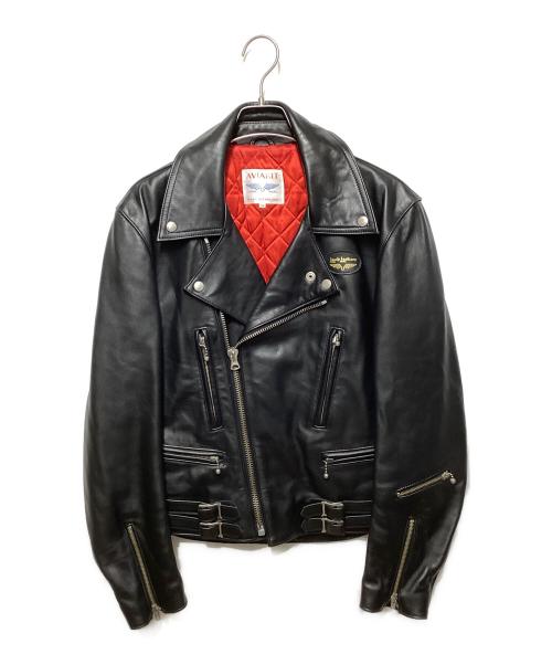 Lewis Leathers（ルイスレザース）Lewis Leathers (ルイスレザース) ライトニングレザーダブルライダースジャケット ブラック サイズ:36の古着・服飾アイテム