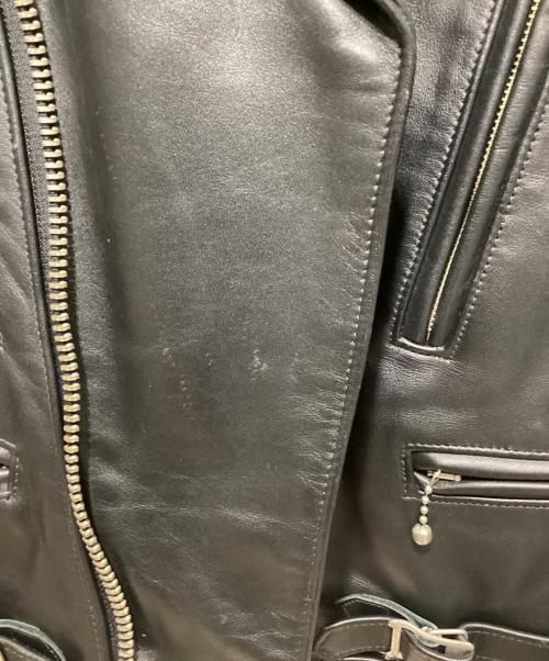 Lewis Leathers（ルイスレザース）Lewis Leathers (ルイスレザース) ライトニングレザーダブルライダースジャケット ブラック サイズ:36の古着・服飾アイテム