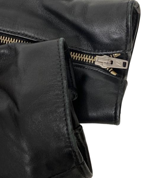 Lewis Leathers（ルイスレザース）Lewis Leathers (ルイスレザース) ライトニングレザーダブルライダースジャケット ブラック サイズ:36の古着・服飾アイテム