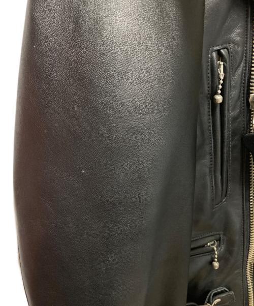Lewis Leathers（ルイスレザース）Lewis Leathers (ルイスレザース) ライトニングレザーダブルライダースジャケット ブラック サイズ:36の古着・服飾アイテム