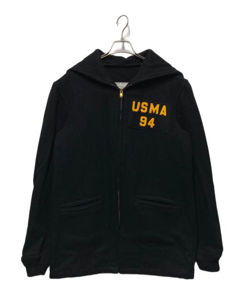 USMA（ユーエスエムエー）USMA (ユーエスエムエー) 94刺繍カデットコート ブラック サイズ:40の古着・服飾アイテム