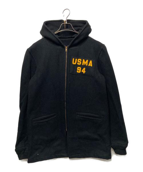 USMA（ユーエスエムエー）USMA (ユーエスエムエー) 94刺繍カデットコート ブラック サイズ:40の古着・服飾アイテム