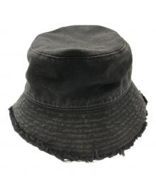 UNUSED（アンユーズド）の古着「バケットハット」｜ブラック