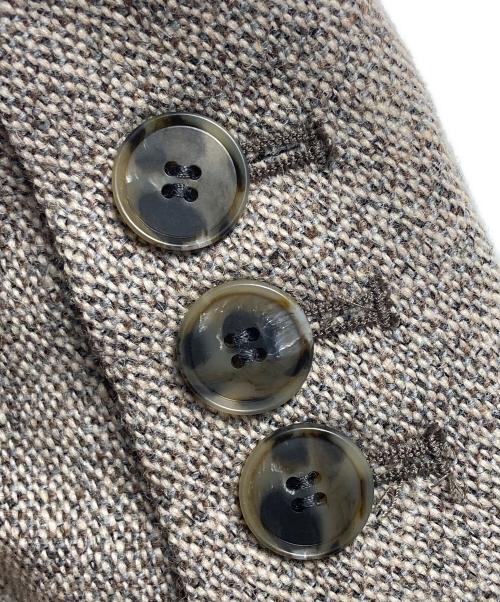 ETRE TOKYO（エトレトウキョウ）ETRE TOKYO (エトレトウキョウ) ピークドラペルウールジャケット ベージュ サイズ:Ｓの古着・服飾アイテム