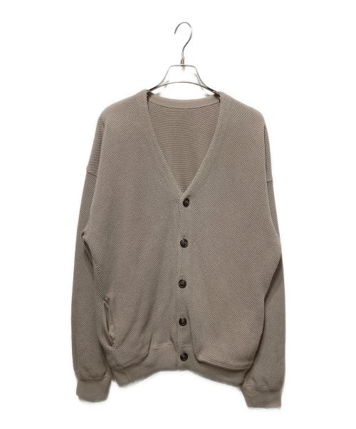 crepuscule（クレプスキュール）crepuscule (クレプスキュール) Moss Stitch V/N Cardigan ブラウン サイズ:1の古着・服飾アイテム