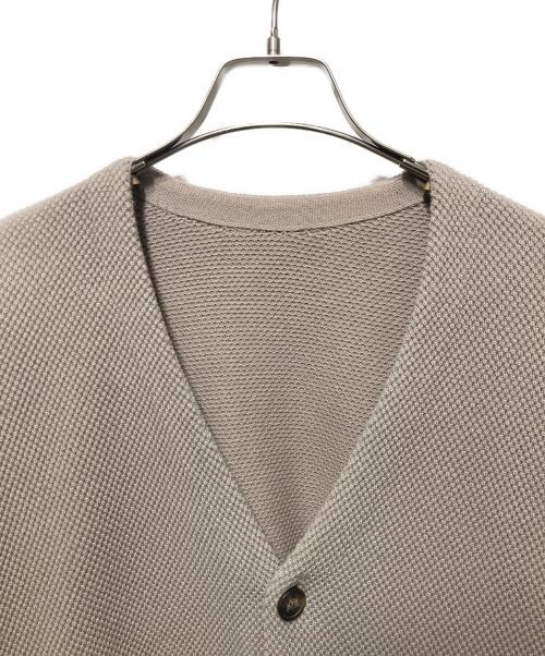 crepuscule（クレプスキュール）crepuscule (クレプスキュール) Moss Stitch V/N Cardigan ブラウン サイズ:1の古着・服飾アイテム