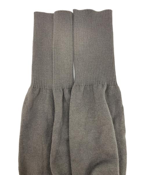 GROUND Y（グラウンドワイ）GROUND Y (グラウンドワイ) MERINO WOOL LONG CARDIGANS ライトグレー サイズ:3の古着・服飾アイテム