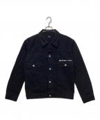 SEQUELシークエル）の古着「デニムジャケット/fragment design 2nd」｜ブラック