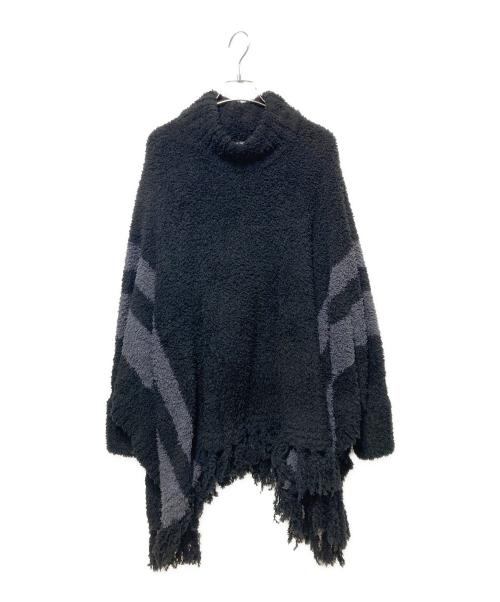 barefoot dreams（ベアフットドリームス）barefoot dreams (ベアフットドリームス) フリースポンチョ ブラック サイズ:freeの古着・服飾アイテム