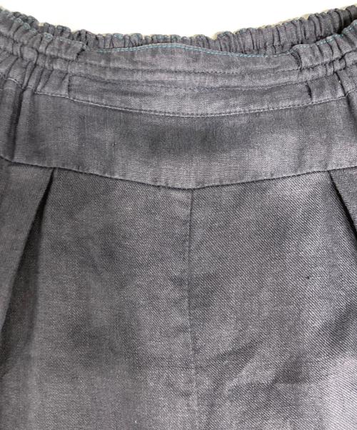NUME（ヌメ）NUME (ヌメ) リネン製品染めギャザーパンツ ネイビー サイズ:2の古着・服飾アイテム