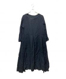 nest Robe（ネストローブ）の古着「リネンワンピース」｜ネイビー