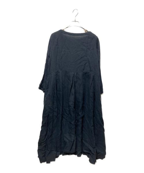 nest Robe（ネストローブ）nest Robe (ネストローブ) リネンワンピース ネイビー サイズ:不明の古着・服飾アイテム