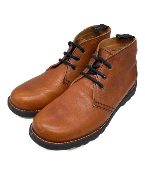 NUDIE JEANS（ヌーディー・ジーンズ）NUDIE JEANS (ヌーディー・ジーンズ) ミドルブーツ ブラウン サイズ:43の古着・服飾アイテム