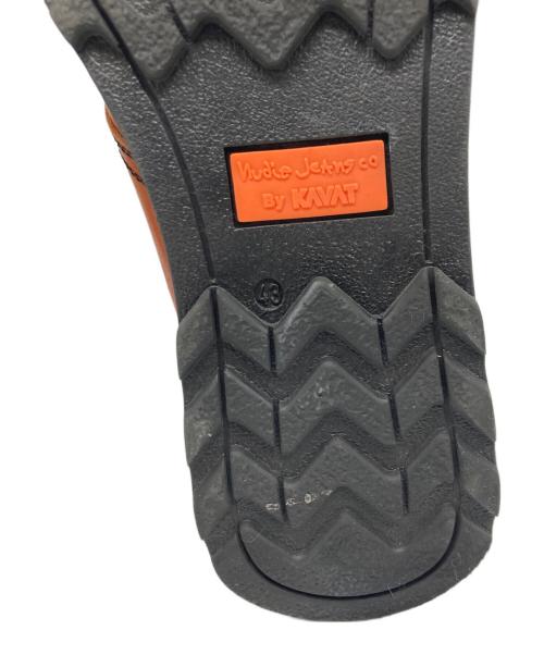 NUDIE JEANS（ヌーディー・ジーンズ）NUDIE JEANS (ヌーディー・ジーンズ) ミドルブーツ ブラウン サイズ:43の古着・服飾アイテム