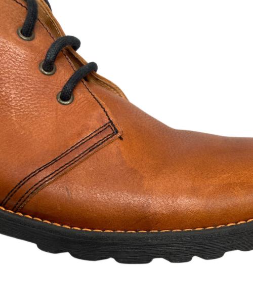 NUDIE JEANS（ヌーディー・ジーンズ）NUDIE JEANS (ヌーディー・ジーンズ) ミドルブーツ ブラウン サイズ:43の古着・服飾アイテム