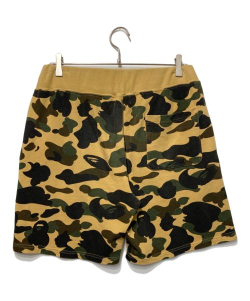 A BATHING APE（ア ベイシング エイプ）A BATHING APE (ア ベイシング エイプ) ABC CAMO SWEAT SHORTS ベージュ サイズ:Mの古着・服飾アイテム