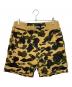 A BATHING APE（ア ベイシング エイプ）の古着「ABC CAMO SWEAT SHORTS」｜ベージュ
