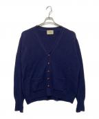 L.L.Beanエルエルビーン）の古着「80'S エルボーパッチ付カーディガン」｜ネイビー