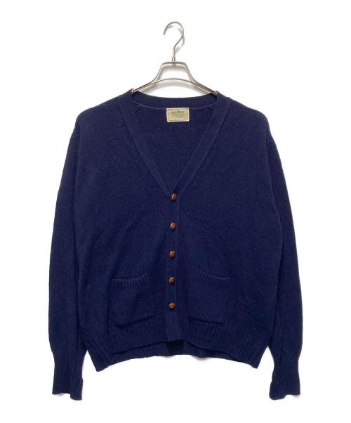 L.L.Bean（エルエルビーン）L.L.Bean (エルエルビーン) 80'S エルボーパッチ付カーディガン ネイビー サイズ:XLの古着・服飾アイテム