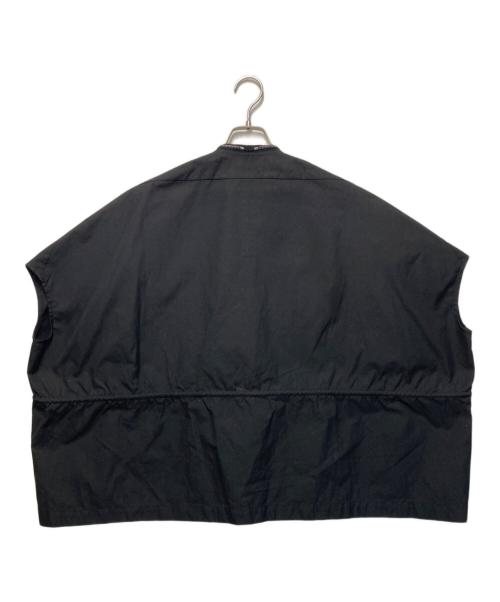 RICK OWENS（リックオウエンス）RICK OWENS (リックオウエンス) Sail ショートスリーブ レザーベルトジャケット ブラック サイズ:ONE SIZEの古着・服飾アイテム