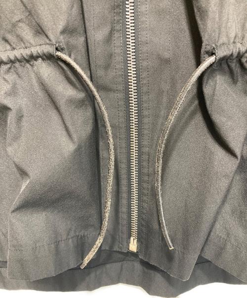 RICK OWENS（リックオウエンス）RICK OWENS (リックオウエンス) Sail ショートスリーブ レザーベルトジャケット ブラック サイズ:ONE SIZEの古着・服飾アイテム
